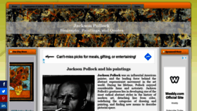 What Jackson-pollock.org website looked like in 2020 (3 years ago)