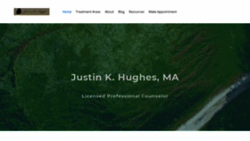 What Justinkhughes.com website looked like in 2020 (3 years ago)