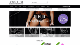 What Joyful.dk website looked like in 2020 (3 years ago)