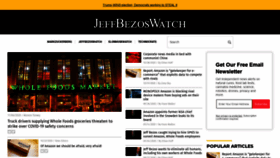 What Jeffbezoswatch.com website looked like in 2020 (4 years ago)