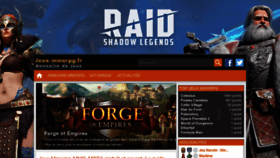 What Jeux-mmorpg.fr website looked like in 2020 (3 years ago)