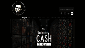 What Johnnycashmuseum.com website looked like in 2020 (3 years ago)