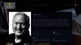 What Jasonborn.com website looked like in 2020 (3 years ago)