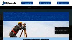 What Jredwardslandsurveyors.com.au website looked like in 2020 (3 years ago)