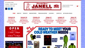 What Janell.com website looked like in 2020 (3 years ago)