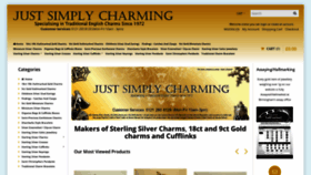 What Justsimplycharming.com website looked like in 2020 (3 years ago)
