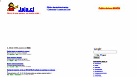 What Jaja.cl website looked like in 2020 (3 years ago)