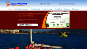 What Jamaicawatersports.com website looked like in 2020 (3 years ago)
