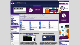 What Javascriptsearch.com website looked like in 2020 (4 years ago)