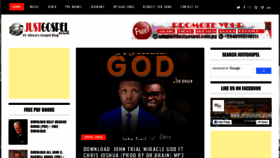 What Justgospel.com.ng website looked like in 2020 (3 years ago)