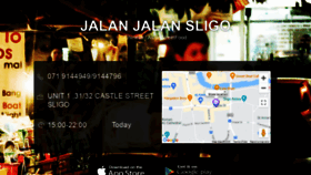 What Jalanjalansligo.ie website looked like in 2020 (3 years ago)
