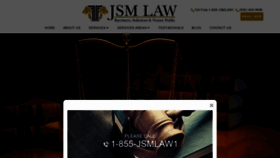 What Jsmlaw.ca website looked like in 2020 (3 years ago)