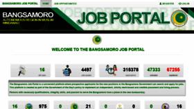 What Jobs.bangsamoro.gov.ph website looked like in 2020 (3 years ago)