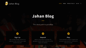 What Jahanblog.net website looked like in 2020 (3 years ago)