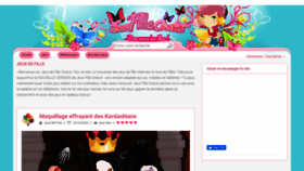 What Jeux-fille-gratuit.com website looked like in 2020 (3 years ago)