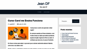 What Jeandf.org website looked like in 2020 (3 years ago)