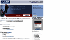 What Justia.net website looked like in 2020 (3 years ago)
