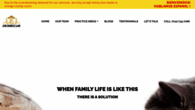 What Josfamilylaw.com website looked like in 2020 (3 years ago)