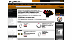 What Justjewellery.com.au website looked like in 2020 (3 years ago)