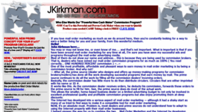 What Jkirkman.com website looked like in 2020 (3 years ago)