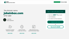 What Jobsinbox.com website looked like in 2020 (3 years ago)