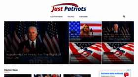 What Justpatriots.com website looked like in 2020 (3 years ago)