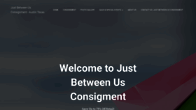 What Justbetweenusaustin.com website looked like in 2020 (3 years ago)