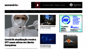 What Jornalsemanario.com.br website looked like in 2020 (3 years ago)