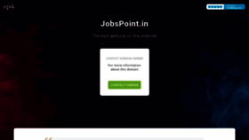 What Jobspoint.in website looked like in 2020 (3 years ago)