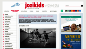 What Jozikids.co.za website looked like in 2020 (3 years ago)