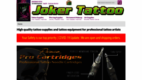 What Jokertattoo.net website looked like in 2020 (3 years ago)