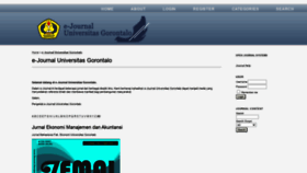 What Jurnal.unigo.ac.id website looked like in 2020 (3 years ago)
