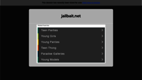 What Jailbait.net website looked like in 2020 (3 years ago)