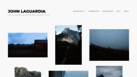 What Johnlaguardia.com website looked like in 2020 (3 years ago)