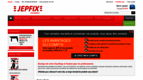 What Jepfix.fr website looked like in 2020 (3 years ago)