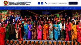 What Jainhappyschool.com website looked like in 2020 (3 years ago)