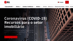 What Jll.pt website looked like in 2020 (3 years ago)