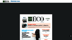 What Journal.leseco.ma website looked like in 2020 (3 years ago)