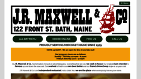 What Jrmaxwells.com website looked like in 2020 (3 years ago)