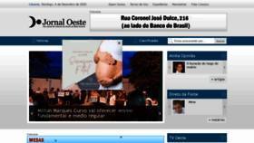 What Jornaloeste.com.br website looked like in 2020 (3 years ago)