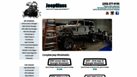 What Jeepglass.com website looked like in 2020 (3 years ago)
