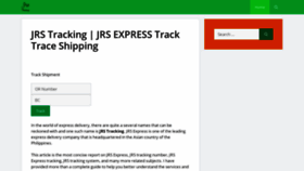 What Jrstracking.com website looked like in 2020 (3 years ago)