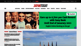 What Japantoday.com website looked like in 2020 (3 years ago)