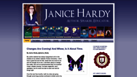 What Janicehardy.com website looked like in 2020 (3 years ago)
