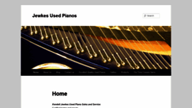 What Jewkesusedpianos.com website looked like in 2020 (3 years ago)