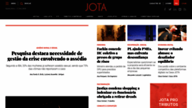 What Jota.info website looked like in 2020 (3 years ago)