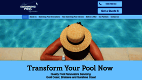 What Justswimmingpools.com.au website looked like in 2020 (3 years ago)