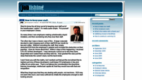 What Jobfishing.co.za website looked like in 2020 (3 years ago)