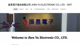 What Jhenyu.com website looked like in 2020 (3 years ago)
