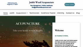 What Judithwoolfacupuncture.com website looked like in 2020 (3 years ago)
